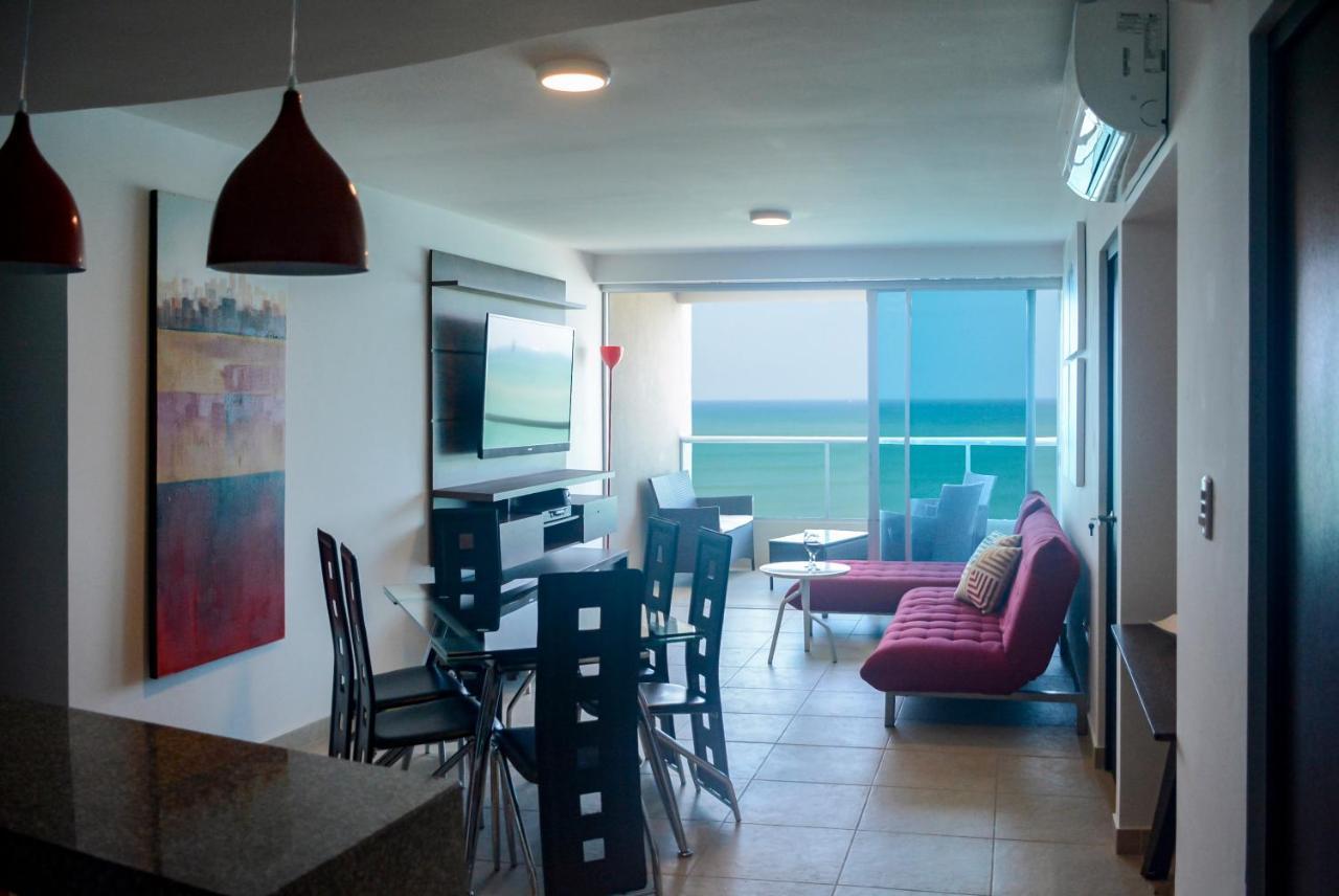 شقة Lindo Departamento Al Pie De Playa Edificio Torre Oceanica ساليناس المظهر الخارجي الصورة
