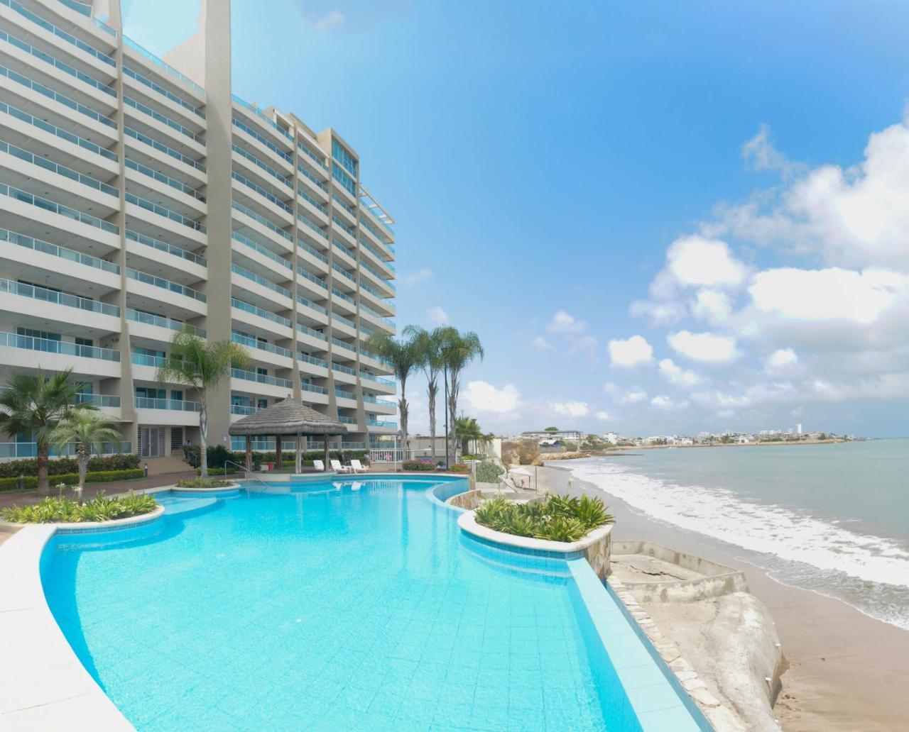 شقة Lindo Departamento Al Pie De Playa Edificio Torre Oceanica ساليناس المظهر الخارجي الصورة