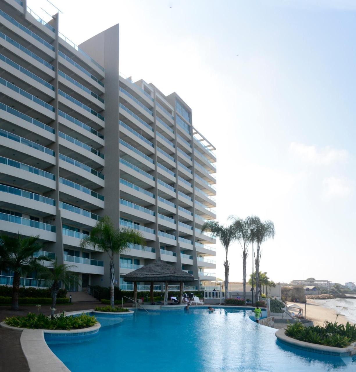 شقة Lindo Departamento Al Pie De Playa Edificio Torre Oceanica ساليناس المظهر الخارجي الصورة